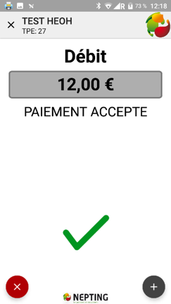 Paiement accepté